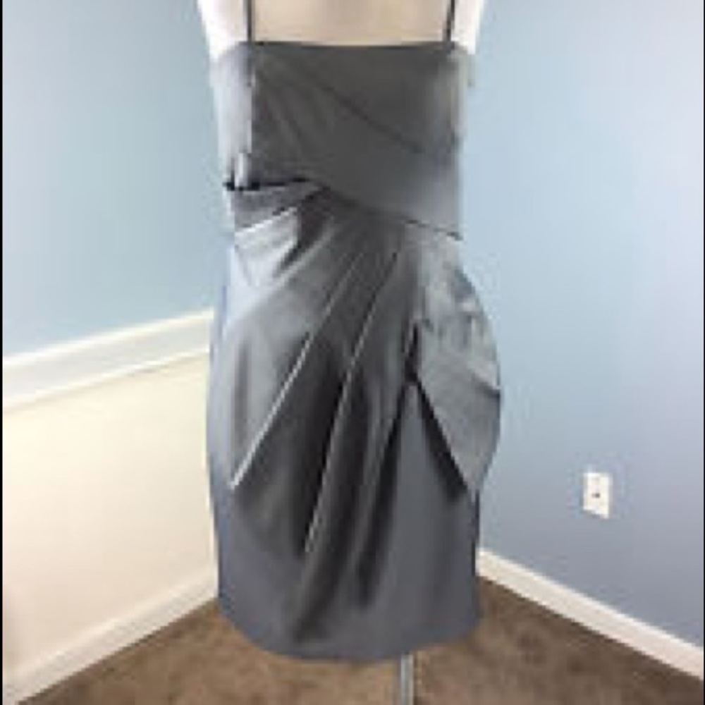 Max and Cleo Strapless Silver cocktail dress - Picture 5 of 5